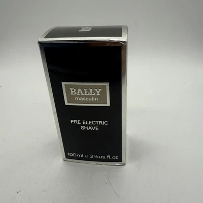 Afeitado pre eléctrico Bally Masculin 100 ml 3,3 OZ para hombre hecho en Suiza Foto 1 de 3