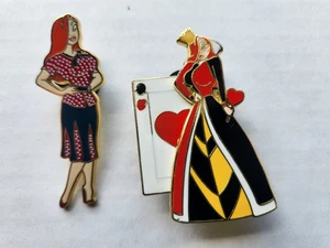Disney Pin Jessica Rabbit Cast Member Buena Vista Character Queen Of Hearts #K70 - Picture 1 of 3
