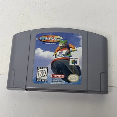 Wave Race 64 (Nintendo 64, 1996) N64 Auténtico, Solo Carrito, Probado Foto 1 de 4