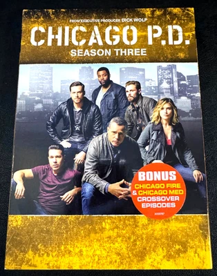 Chicago P.D.: Season Three (DVD, 2015) - WS - 6 Discs - 23 Episodes - Free Ship - Image 1 of 4