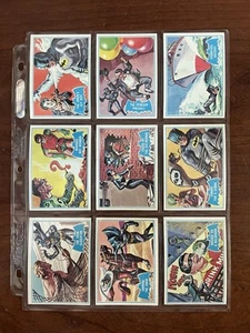 1966 Topps Batman Blue Bat Cowl Back Complete Set 44 Cards - Bild 1 von 10