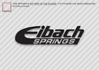 (2x) 12" EIBACH SPRINGS Sticker Die Cut Decal Self Adhesive Vinyl