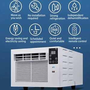 280W Portable Air Conditioner Mobile Air Conditioning Unit Cooling Cooler White - Picture 1 of 11