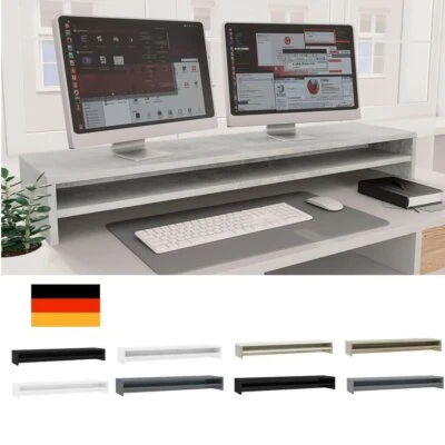 Monitorständer Schreibtischaufsatz Monitorerhöhung Bildschirm Ständer DE - Bild 1 von 4