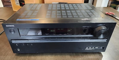Onkyo TX-NR525 5.2 Surround Sound Home Theater Receiver - TESTED - Image 1 of 4