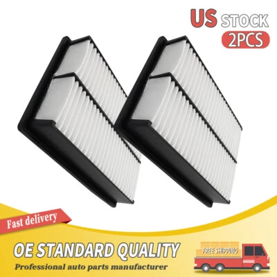 2* Engine Air Filter Set For Mazda 3 Mazda 5 2004 2005 2006 2007 2008 2009- 2017 - Image 1 of 4
