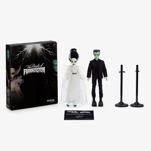Frankenstein and Bride of Frankenstein Monster High Skullector Doll Set SEALED - Picture 1 of 10
