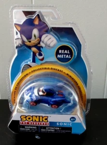 Sega Sonic The Hedgehog Blue Collectible Diecast Real Metal Racer - Picture 1 of 6