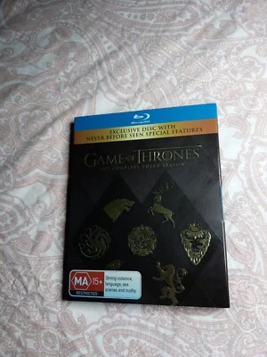 GAME OF THRONES.Season 3.Bluray. 6 Disc.Like New.Reg B - Image 1 of 4
