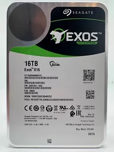 Seagate Exos X16 16TB interne Festplatte ST16000NM001G 3,5 Zoll SATA3 - Bild 1 von 4