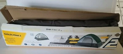 Tienda domo Quest Eagle's Peak para 2 personas verde diseño de 2 postes 5' X 7' nueva en caja Foto 1 de 4