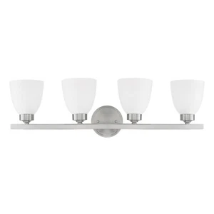 Capital Lighting Jameson 114341BN-333 Brushed Nickel 4-Light 29"W Vanity Light - Picture 1 of 2