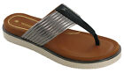Womens Wrangler Sandals Flat Leather Summer Toe Post Slip On Casual Shoes Uk4-8