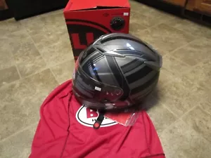Bell RS-2 helmet matte gray and black size large new - Foto 1 di 2