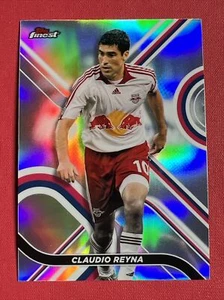 2022 Topps Finest MLS Extended Base Set #102 Claudio Reyna New York Red Bulls - Picture 1 of 2