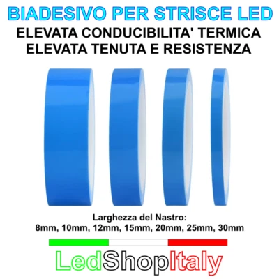 Nastro Biadesivo per Strisce LED con elevata conducibilità termica forte presa - Immagine 1 di 3