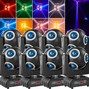 Lámpara de haz de escenario de fútbol con cuentas de luz alta LED 360° DMX para discoteca salón de baile - Imagen 1 de 11