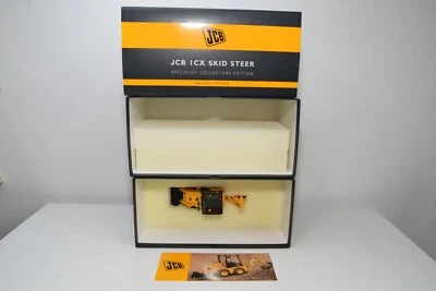 B27 1:32 ERTL 40571 JCB ICX SKID STEER CRANE SHOVEL TRACTOR MIB 2 - Image 1 of 4