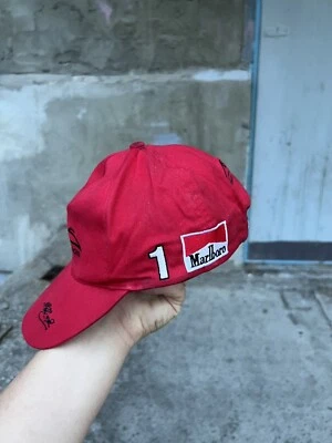 Very Rare Michael Schumacher 90’s Ferrari F1 CAP Marlboro Double Logo - Image 1 of 4