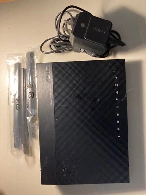 ASUS Dark Knight RT-N66R Wireless N Router For Parts Or Repair - Image 1 of 4
