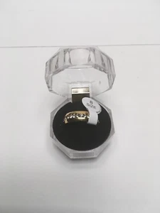 Ring Band Edelstahl Schmuck Gold Herren Damen Größe 8 - Bild 1 von 12