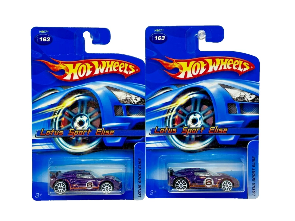 Hot Wheels Lotus Sport Elise 1:64 Diecast Lote de 2 Foto 1 de 4