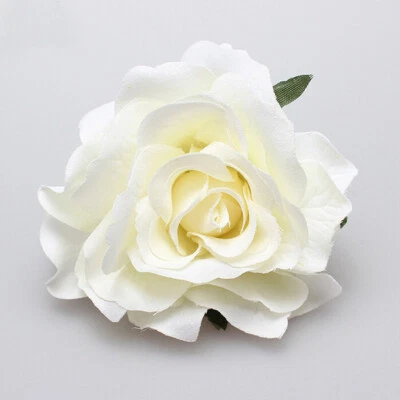 Womens Rose Flower Hair Clip Bridal Hairpin Barrette Brooch Wedding Accessories↗ - Image 1 of 4