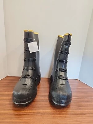 Sapato LaCrosse Masculino Tamanho 12 5 Fivelas Premium Salto Profundo, Preto Tracktion ZKT 5 - Imagem 1 de 4