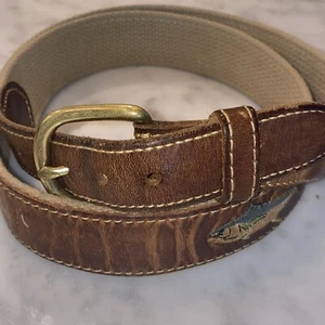 Leather Man Ltd handgefertigter Fischgürtel Größe 36 - Bild 1 von 10