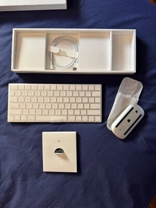 Apple Wireless Keyboard A1644 & Apple Wireless Magic Mouse 2 A1657 Set in Box! - Picture 1 of 7
