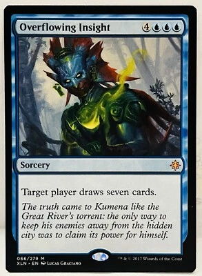 Overflowing Insight - #66-MTG-Ixalan (XLN)-Regular-NM - Image 1 of 2