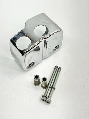 1999-2005 Harley Davidson Dyna Wide Super Glide Low Ignition Coil Chrome Cover - Image 1 of 4
