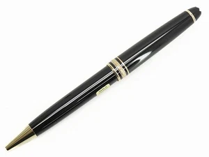 Montblanc Meisterstuck Classic Twist Ballpoint Pen Black Gold 14cm - Picture 1 of 9