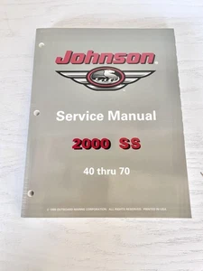 Johnson Service Manual 2000 SS 40 Thru 70 P/N 787069 - Bild 1 von 5