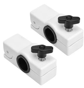 327199-1 Stainless Steel Nylon EDPM Removable Round Rail Mount Clamps - Picture 1 of 9