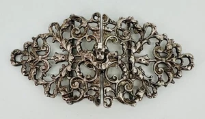 Vintage Sterling Silber Cherub Gürtelschnalle - Birmingham 1979, KEW - Bild 1 von 6