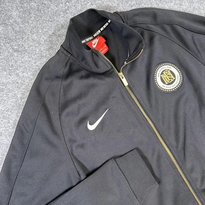 Nike F.C. Chaqueta de Pista Para Hombre Mediana Negra Cremallera Completa Fútbol Fútbol 635404-010 Foto 1 de 4