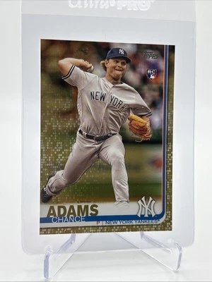 2019 Topps GOLD /2019 Chance Adams Rookie Baseball Card #98 Mint FREE SHIPPING - Image 1 of 3
