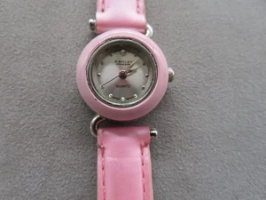 Reloj Ashley Princess Bisel Rosa y Correa Resistente al Agua Batería Nueva - Imagen 1 de 18