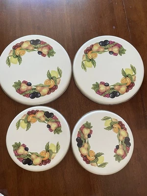 Cubiertas Quemador Gama Regency Club Vintage 4 Piezas 2 Lg 2 Pequeño Esmalte Marfil Años 70 Foto 1 de 4