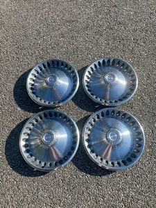 1970 to 1972 Plymouth Barracuda Satellite 14 inch hubcaps wheel covers nice - Picture 1 of 24