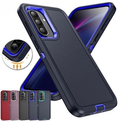 For Samsung S25 FE S24 S23 S22 Ultra Plus Heavy Duty Defender Builder Case Cover