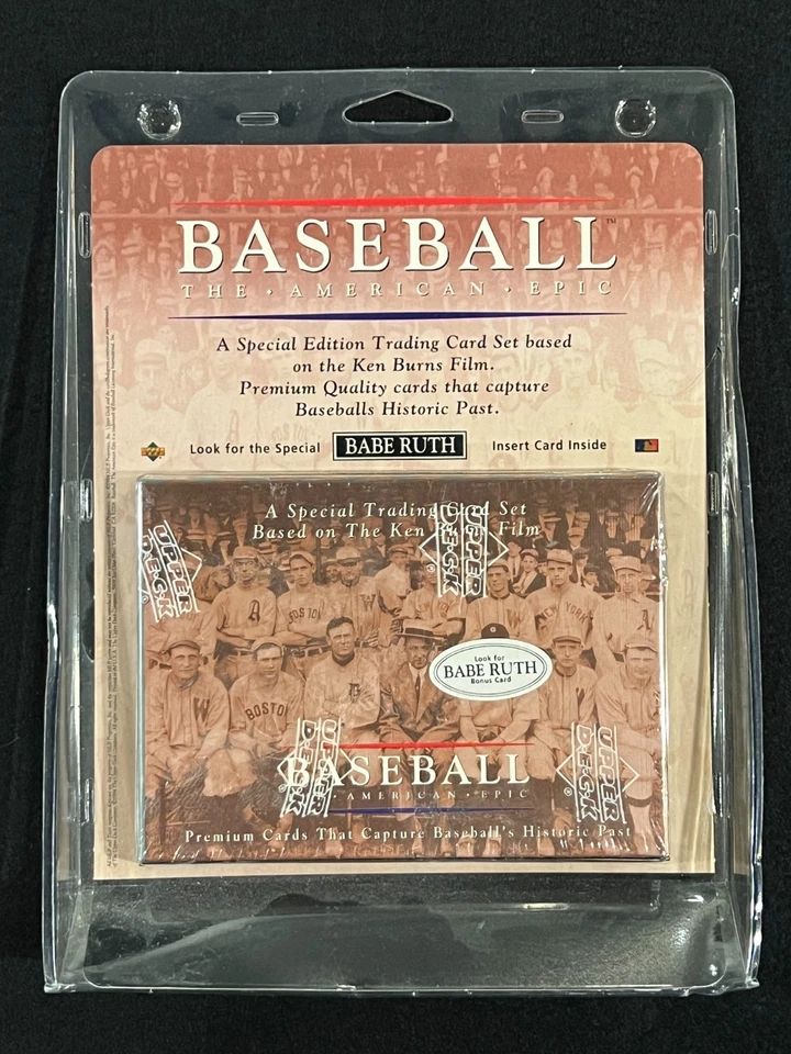 Бейсбольный набор 1994 Upper Deck Ken Burns The American Epic в заводской упаковке (100) - Изображение 1 из 2