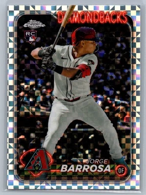 2024 Topps Chrome Update #USC163 Jorge Barrosa X-Fractors Arizona Diamondbacks - Image 1 of 2