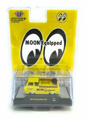 M2 1:64 1964 YELLOW FORD ECONOLINE PICKUP TRUCK MOON EQUIPPED 31500-HS14-P8 - Image 1 of 2