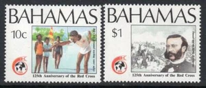 BAHAMAS MNH 1989 SG853-4 125th Anniversary of Red Cross - Picture 1 of 1