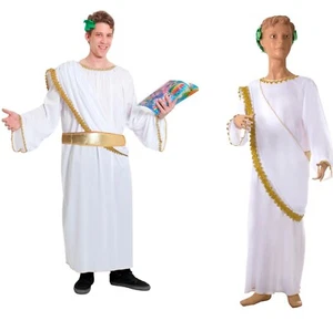 Vestito Virgilio Recita Bambino Costume Virgilio da Scena Adulto Carnevale Dante - Foto 1 di 12
