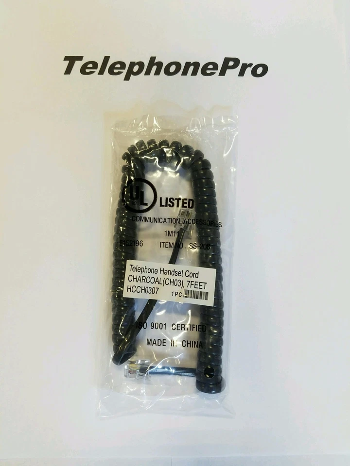 Cable de auricular gris Avaya de 7 pies para teléfonos IP/digitales Avaya nuevo Foto 1 de 1