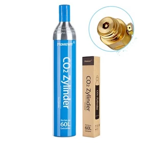 CO2 Zylinder Kohlensäure Soda-Stream 60L 425g Wassersprudler Trink-Wasser VOLL - Bild 1 von 8