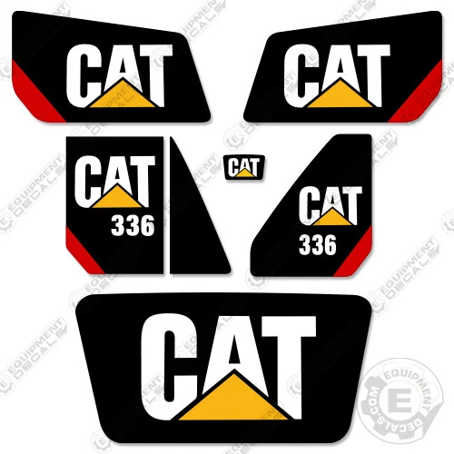 Fits Caterpillar 336 Decal Kit Hydraulic Excavator Equipment Decals - Image 1 of 1